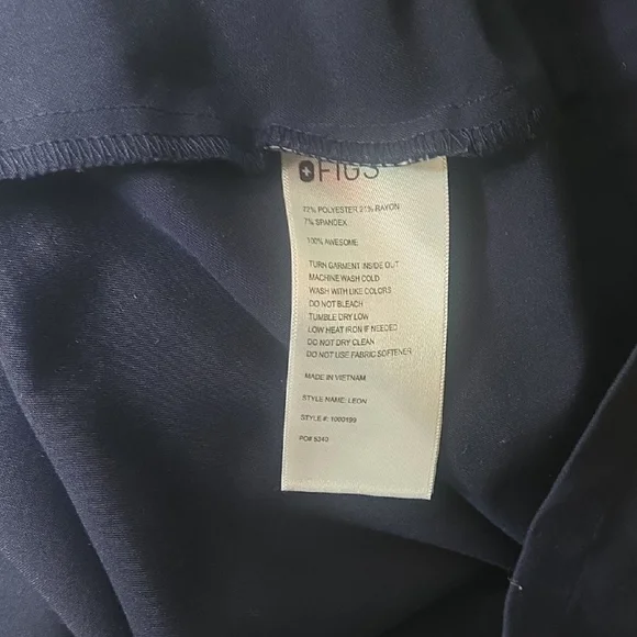 Men's Figs Blue Short Sleeve Tee - Picture 5 of 5